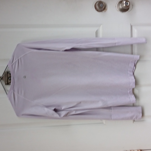 LULULEMON LS Lilac Swiftly Tech Top SZ 10 - Picture 4 of 5